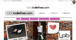 Desktop Screenshot of 1000ballerines.com